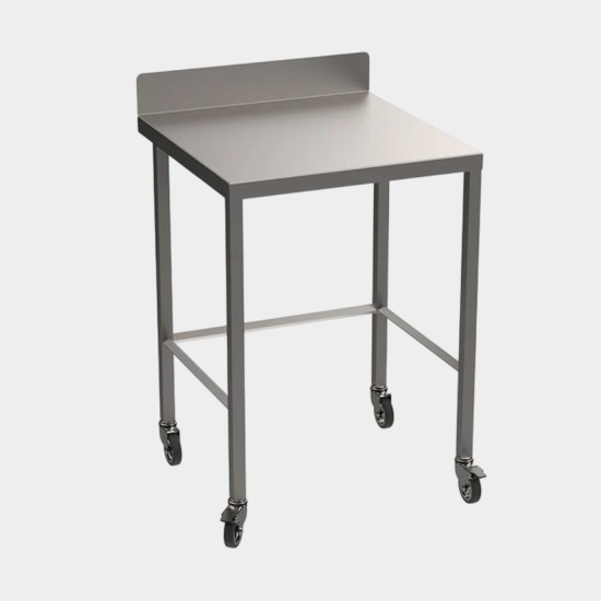 Stainless Steel Table | Diamond Rear Tie Bar | 304L-Grade | Upstand