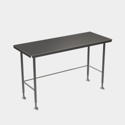 HYGIENOX Electropolished Table with Rear Rail