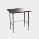 HYGIENOX Electropolished Table with Rear Rail HYGIENOX Electropolished Table with Rear Rail