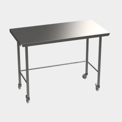 HYGIENOX Mobile Table with Rear Rail