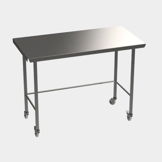 HYGIENOX Mobile Table with Rear Rail