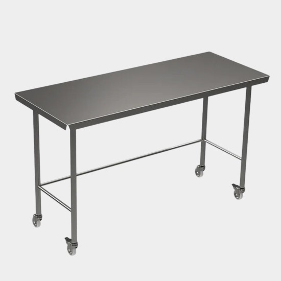 HYGIENOX Mobile Table with Rear Rail