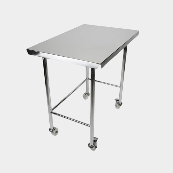 HYGIENOX Mobile Table with Rear Rail