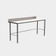 Stainless steel table with diamond rear tie bar
