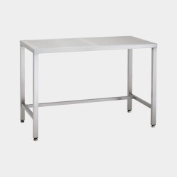 Heavy-Duty Static Stainless Steel Table | Perforated Top | Rear Tie Bar