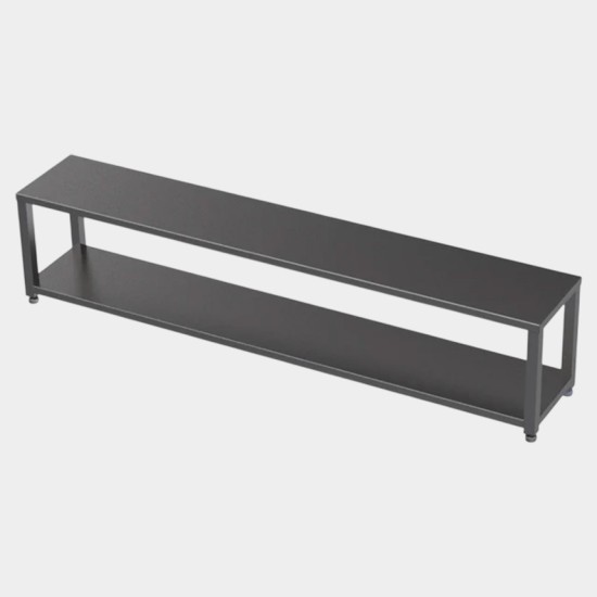Seating/Step Over Bench with 1 Shelf