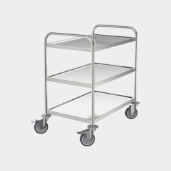 3 Tier Stainless Steel Trolley 