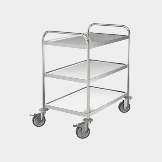 3 Tier Stainless Steel Trolley 
