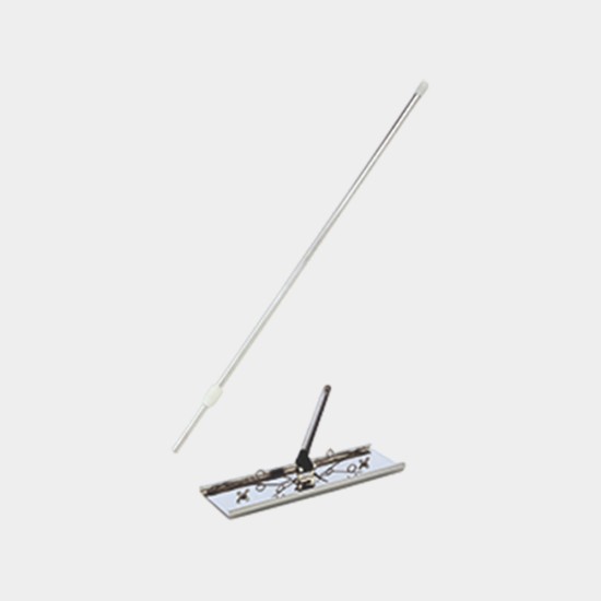 Klercide Stainless Steel Mop Wipe Frame and Handle Klercide Stainless Steel Mop Wipe Frame and Handle