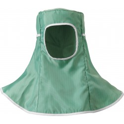 Cleanroom Hood, ISO Class 3, Green, One Size