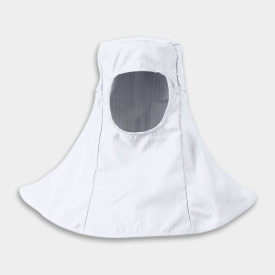 White Cleanroom Hood, ISO Class 3, One Size