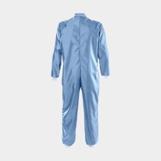 Blue Cleanroom Coverall, ISO Class 3
