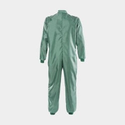 Green Cleanroom Coverall, ISO Class 3