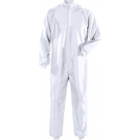 White Cleanroom Coverall, ISO Class 3