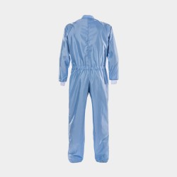 Cleanroom Coverall, ISO Class 3, Blue