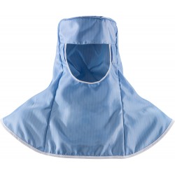 131230-500 Cleanroom Hood, ISO Class 3, Blue, One Size