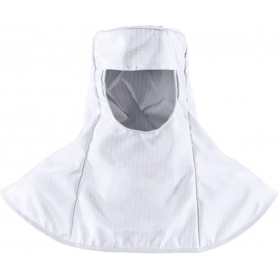 White Cleanroom Hood, ISO Class 3, One Size
