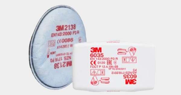 3M 2138 P3 R Particulate Filters, Box of 20