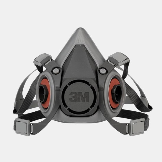 3M™ 6000 Series Half Mask Respirator | Reusable | Dual Filter Bayonet