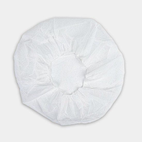Lightweight 21" Bouffant Cap, 12gsm, (PK/100) Lightweight 21" Bouffant Cap, 12gsm, (PK/100)