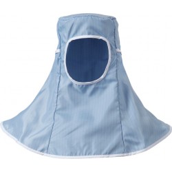 Cleanroom Hood, ISO Class 3, Blue, One Size