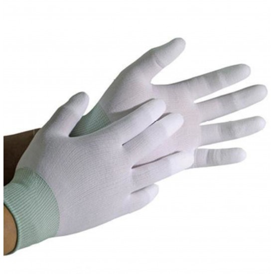 Nylon Glove with PU fingertip