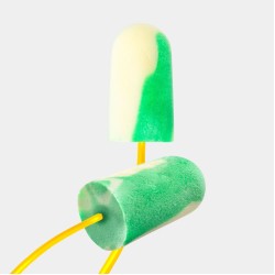 Mega Bullet™ BioSoft™ BSF-30 Corded Earplugs | Bio-Based | Sustainable | 100 / Box