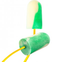 Mega Bullet™ BioSoft™ BSF-30 Corded Earplugs | Bio-Based | Sustainable | 100 / Box