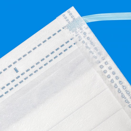 PureTex® Cleanroom Face Mask | 3-Ply | ISO 4+ | PU Ear Loops