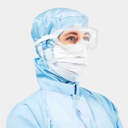 PureTex® Cleanroom Face Mask | 3-Ply | ISO 4+ | PU Ear Loops