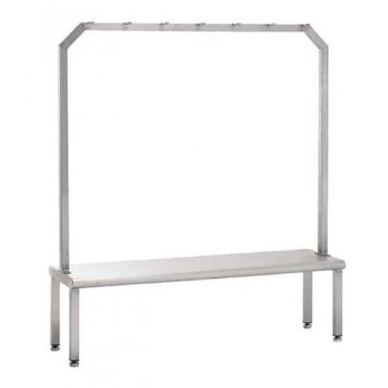 Seating/Step Over Bench with Hanging Rack