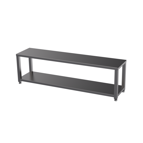 Seating/Step Over Bench with 1 Shelf
