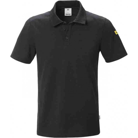 Black ESD Polo Shirt, 7080 XPM 