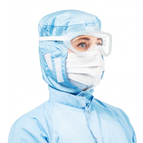 Facemask w/ ties, ISO Class 4+ Cleanrooms