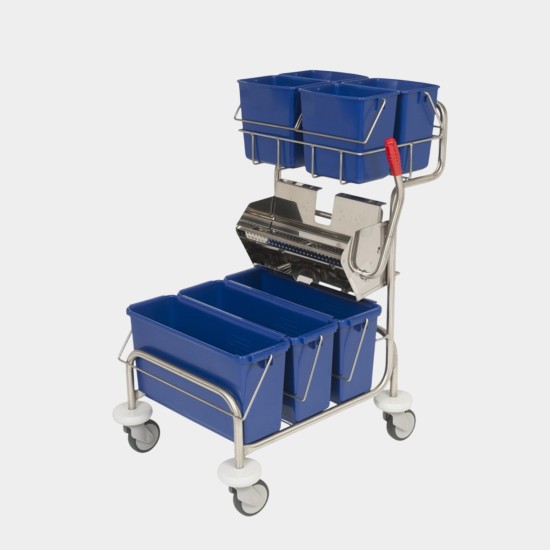 Hytech Cleanroom Trolley | Stainless Steel | Autoclavable | 3x15L