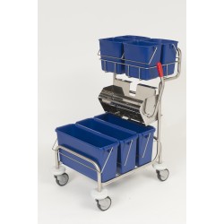 Hytech Cleanroom Trolley | Stainless Steel | Autoclavable | 3x15L