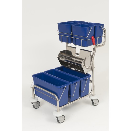 Hytech Cleanroom Trolley | Stainless Steel | Autoclavable | 3x15L