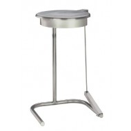 Cleanroom Waste Bag Holders - Foot operated lid