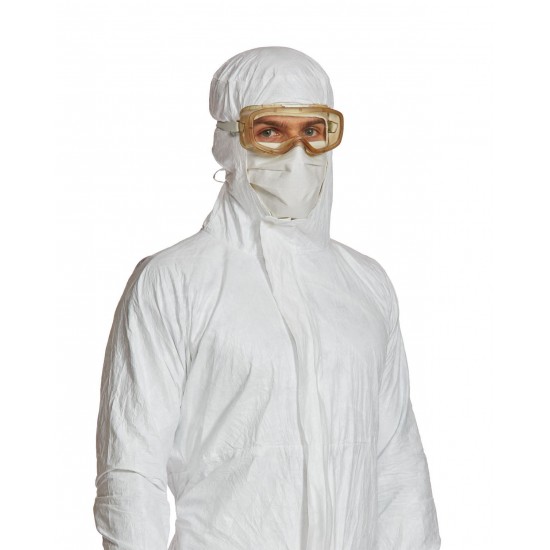 Tyvek® IsoClean® Sterile Hooded Coverall | ISO Class 5+ | Type 5-B / 6-B