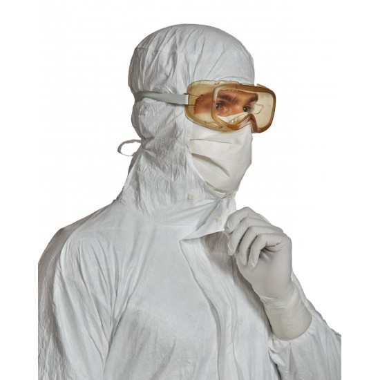 Tyvek® IsoClean® Sterile Hooded Coverall | ISO Class 5+ | Type 5-B / 6-B