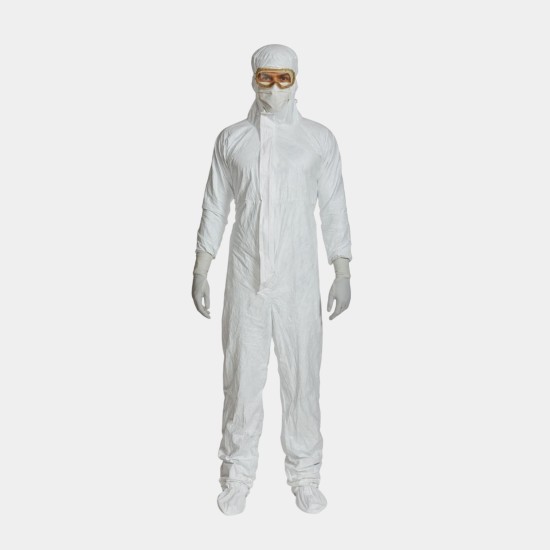 Tyvek® IsoClean® Clean-Processed & Sterile Hooded Coverall | ISO Class 5+ | Type 5-B / 6-B