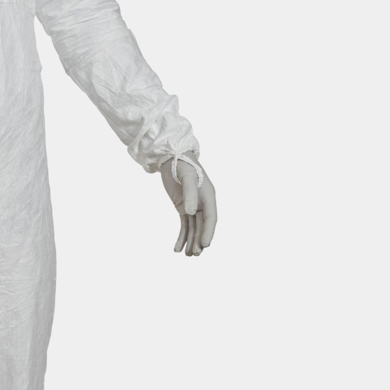 Tyvek® IsoClean® Sterile Hooded Coverall | ISO Class 5+ | Type 5-B / 6-B