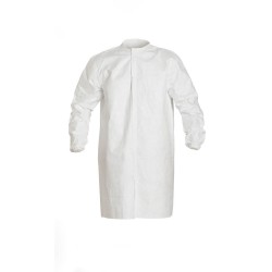 Tyvek® IsoClean® Labcoat with Bound Neck, Size - Small