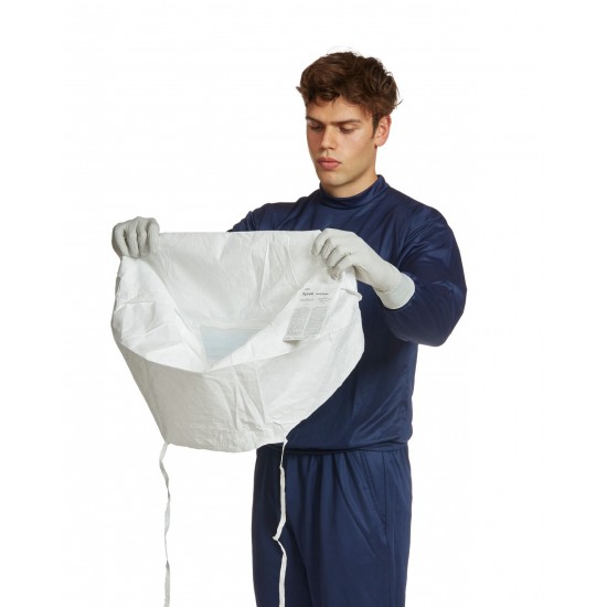 Tyvek® IsoClean® Sterile Hood with Integrated Mask | ISO Class 5+ | Box of 100
