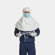 Tyvek® IsoClean® Sterile Hood with Integrated Mask | ISO Class 5+ | Box of 100
