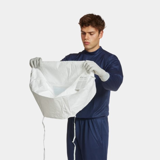 Tyvek® IsoClean® Sterile Hood with Integrated Mask | ISO Class 5+ | Box of 100