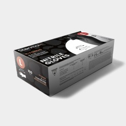 Cygnus Black Nitrile Gloves | Powder-Free | Short Cuff Gloves (Box/100)