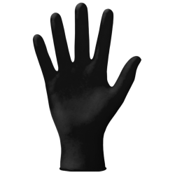 Cygnus Black Nitrile, Powder-Free Gloves - Small