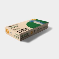 Ecohold Biodegradable Nitrile Gloves | Powder-Free Gloves | Blue (Box/100)