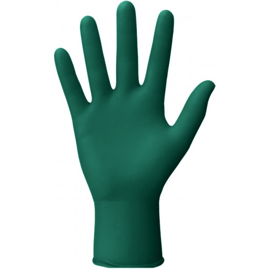 Vertex Nitrile Gloves | Long Cuff | Powder-Free | Green (Box/100)